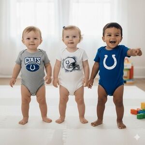 3 Piece Creeper Set - NFL - Indianapolis COLTS - Football - 18 months - NWT